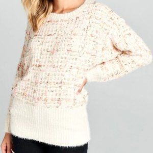 Tweed Knit Sweater